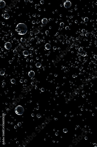 water drop on black background