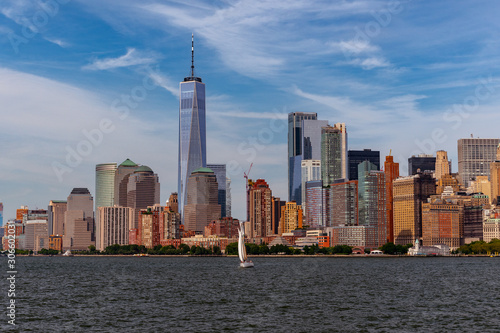 View of south Manhattan from Hudson River
