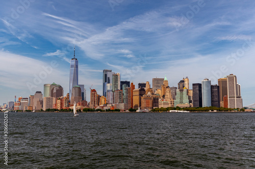 View of south Manhattan from Hudson River