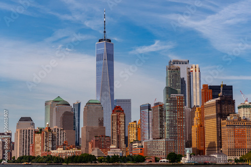 View of south Manhattan from Hudson River