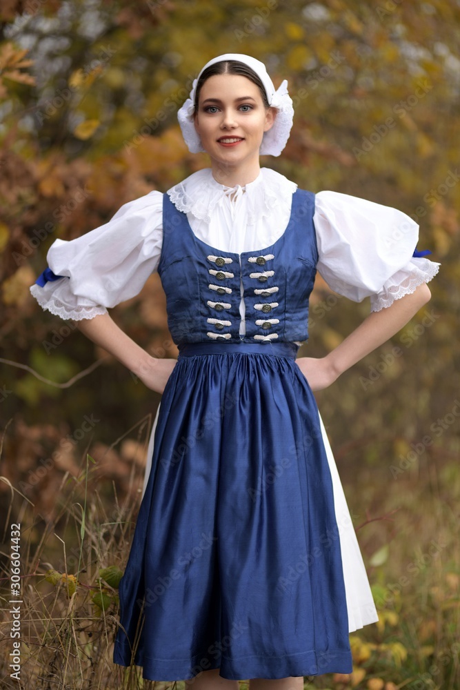 costume, dance, dancer, folklore, choreography, celebrate, artist, woman, culture, classic, dress, folk, person, portrait, attractive, caucasian, celebration, background, beautiful, ethnic, female, fe