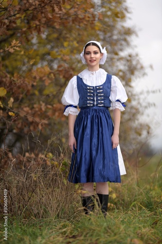 costume, dance, dancer, folklore, choreography, celebrate, artist, woman, culture, classic, dress, folk, person, portrait, attractive, caucasian, celebration, background, beautiful, ethnic, female, fe