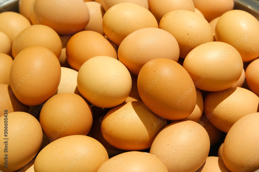 soft boiled egg in a bowl on buffet line soft boiled egg in a bowl on buffet line
