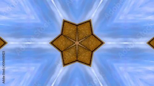 Conceptual remix of New home with cloudy sky background in Daybreak