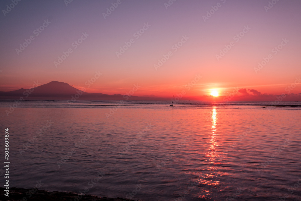 Obraz premium Sunrise Sanur beach