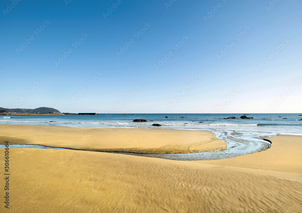 Fototapeta premium 河口の流れ