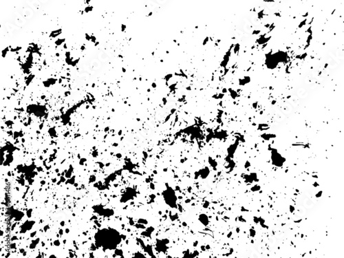 Overlay Texture. Distress Grain Black White.