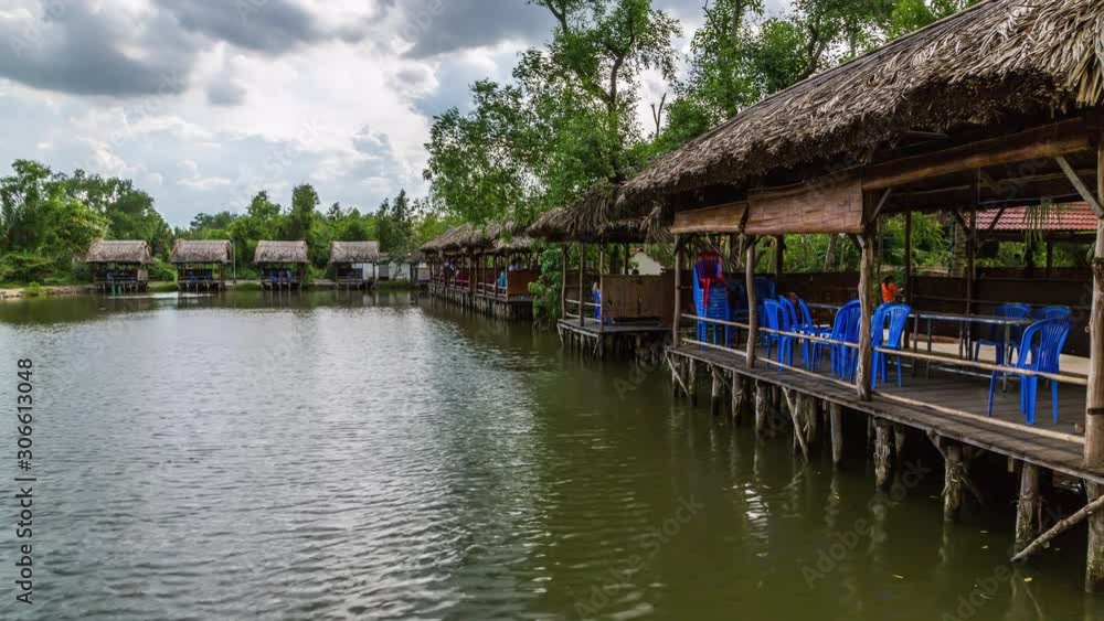 Restaurant on stilts, Ho Chi Minh City, Vietnam Restaurant on stilts, Ho Chi Minh City, Vietnam