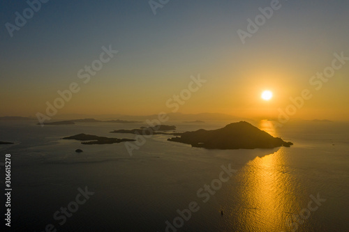 Kenawa or Kanawa island located in Komodo National Park  Indonesia.