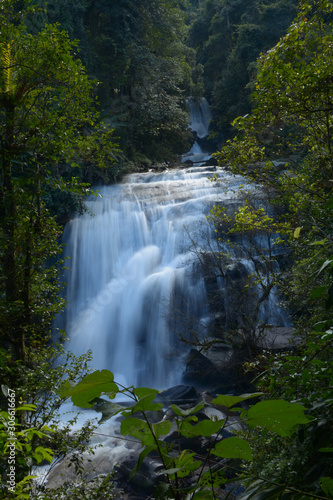 Wachira Than Waterfall, a beautiful waterfall in Chiang Mai, Thailand