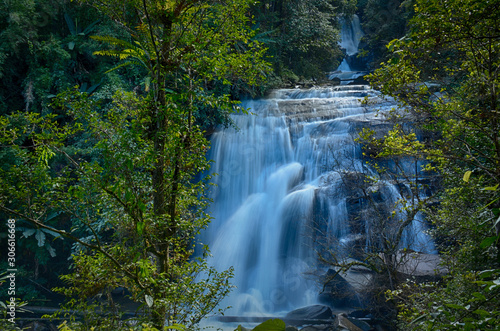 Wachira Than Waterfall  a beautiful waterfall in Chiang Mai  Thailand