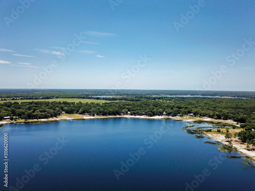 Aerial view of a nice lake in Florida © Robert
