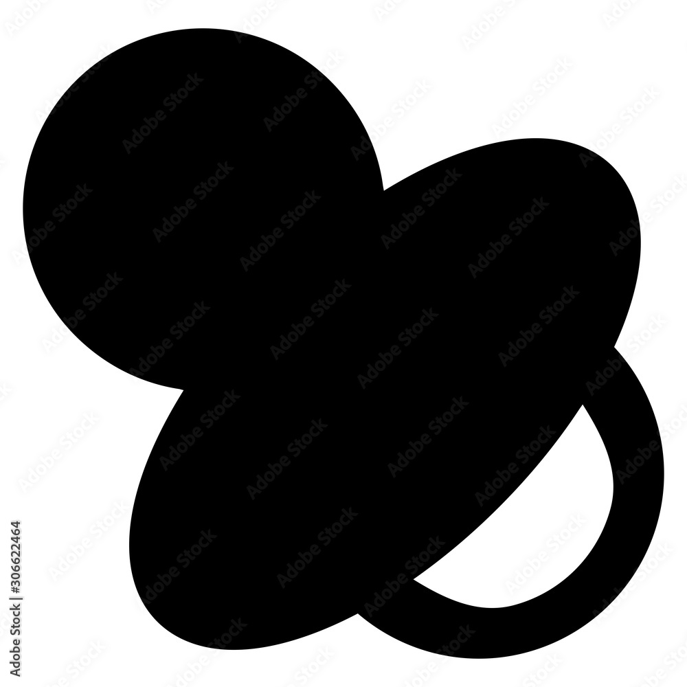 Baby Icon Design Solid Style Part 11 Pacifier Baby Icon Design Solid Style Part 11 Pacifier