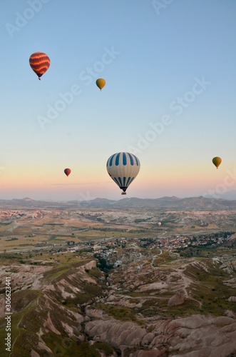 Hot air balloon flight over Cappadocia © Luis