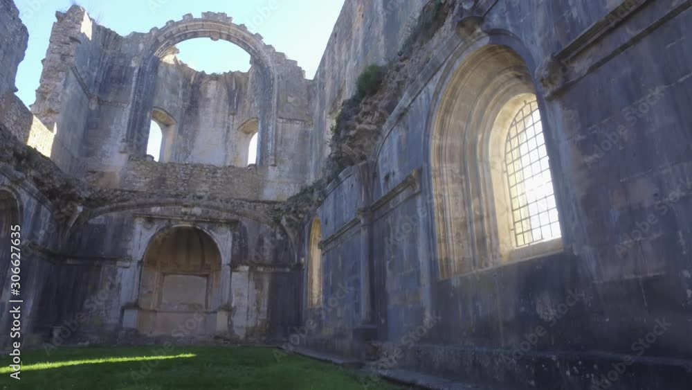 fog entering through abandoned church window on a sunny day 4k fog entering through abandoned church window on a sunny day 4k