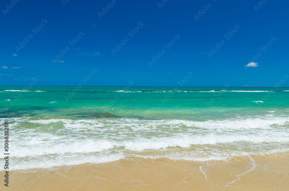 Great sea themed background, beautiful sea with blue water turqu Great sea themed background, beautiful sea with blue water turqu