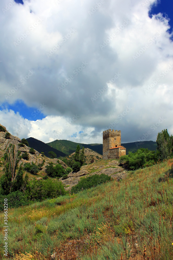 Consul Castle of the Genoese Fortress in Sudak, Crimea