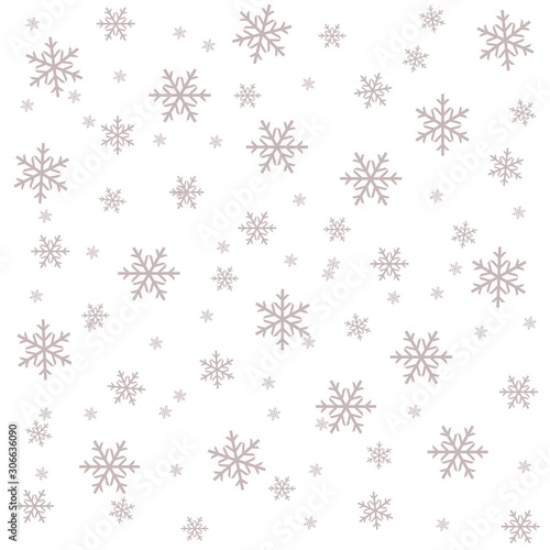 seamless pattern with snowflakes 
