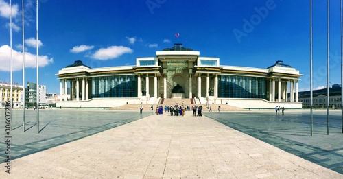 Mongolian Parlament Ulanbator Mongolia photo