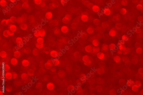 Red bokeh background. Concept for Christmas, New Year, Wealth, Happiness, Joyful, Valentines and All Celebration. 