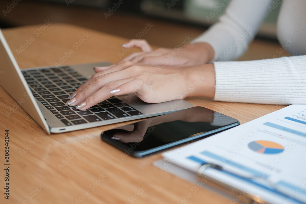 businesswoman freelancer working with computer. woman analyzing data. student studying doing assignment businesswoman freelancer working with computer. woman analyzing data. student studying doing assignment