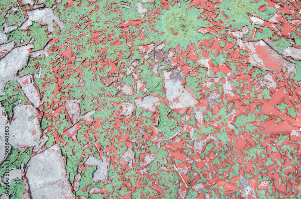 flake off paint on ground flake off paint on ground