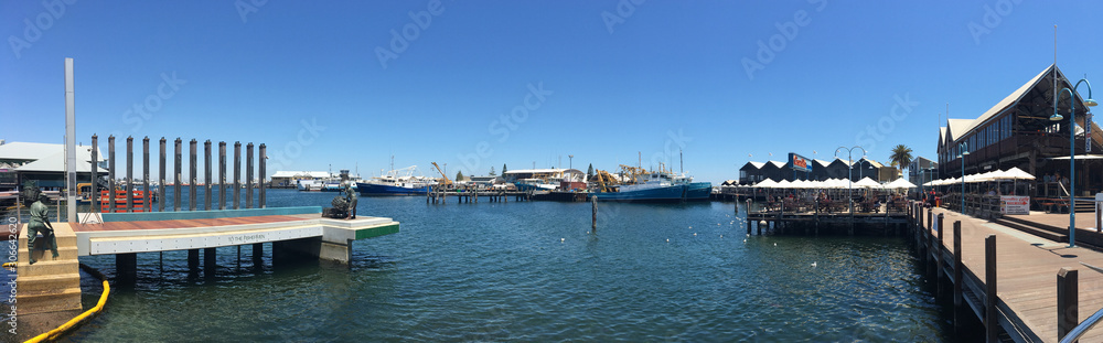 Fremantle Fishing Boat Harbour in Perth Western Australia