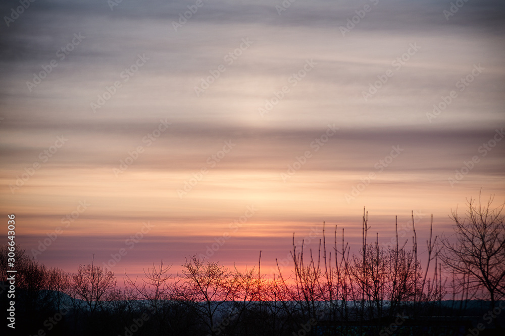 Sunrises and sunsets of Russia