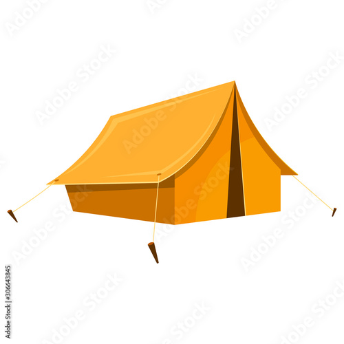 Camping tent vector design illustration isolated on white background