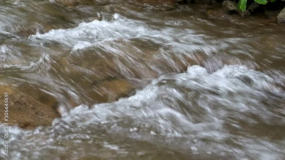 Mountain river flowing over rocks. Mountain river flowing over rocks.