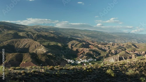 mountain bikers in the seirra nevada, spain photo