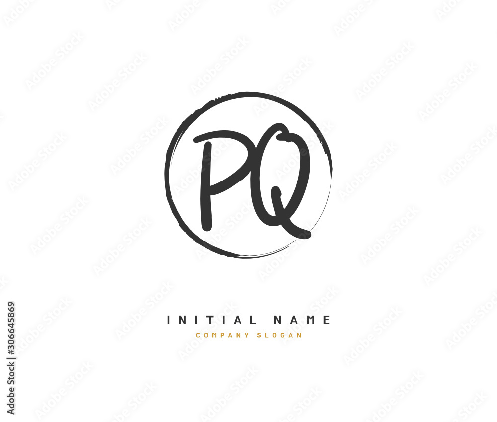 P Q PQ Beauty vector initial logo, handwriting logo of initial signature, wedding, fashion, jewerly, boutique, floral and botanical with creative template for any company or business. P Q PQ Beauty vector initial logo, handwriting logo of initial signature, wedding, fashion, jewerly, boutique, floral and botanical with creative template for any company or business.