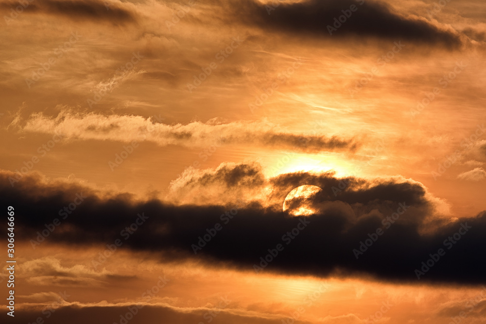 Fototapeta premium Sunrises and sunsets of Russia