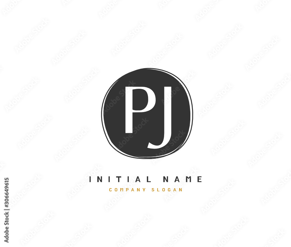 P J PJ Beauty vector initial logo, handwriting logo of initial signature, wedding, fashion, jewerly, boutique, floral and botanical with creative template for any company or business. P J PJ Beauty vector initial logo, handwriting logo of initial signature, wedding, fashion, jewerly, boutique, floral and botanical with creative template for any company or business.