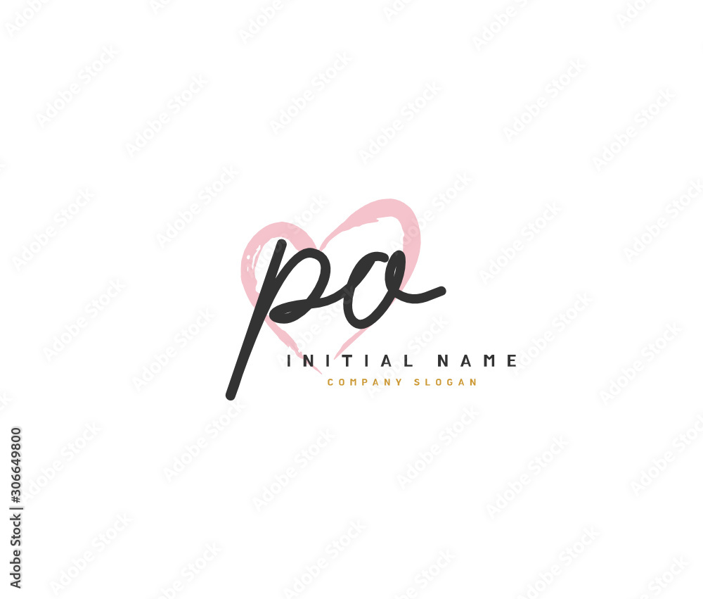P O PO Beauty vector initial logo, handwriting logo of initial signature, wedding, fashion, jewerly, boutique, floral and botanical with creative template for any company or business. P O PO Beauty vector initial logo, handwriting logo of initial signature, wedding, fashion, jewerly, boutique, floral and botanical with creative template for any company or business.