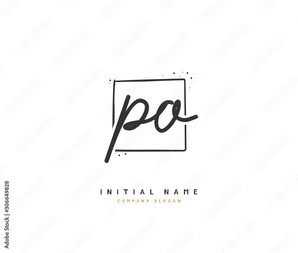 P O PO Beauty vector initial logo, handwriting logo of initial signature, wedding, fashion, jewerly, boutique, floral and botanical with creative template for any company or business. P O PO Beauty vector initial logo, handwriting logo of initial signature, wedding, fashion, jewerly, boutique, floral and botanical with creative template for any company or business.