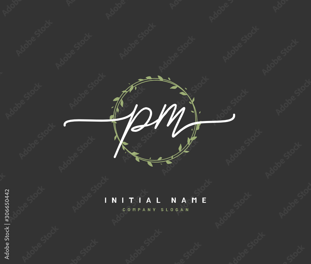 P M PM Beauty vector initial logo, handwriting logo of initial signature, wedding, fashion, jewerly, boutique, floral and botanical with creative template for any company or business. P M PM Beauty vector initial logo, handwriting logo of initial signature, wedding, fashion, jewerly, boutique, floral and botanical with creative template for any company or business.