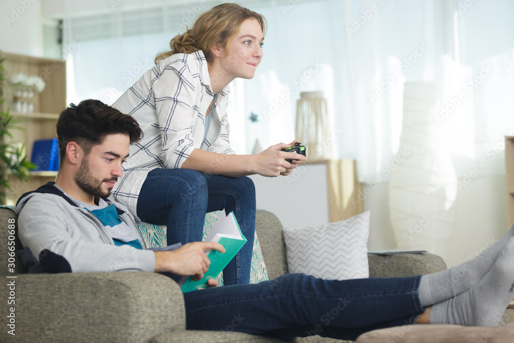 happy couple spending time together happy couple spending time together