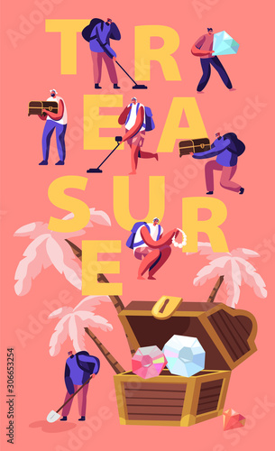 Принти на полотні Treasure Hunting Concept