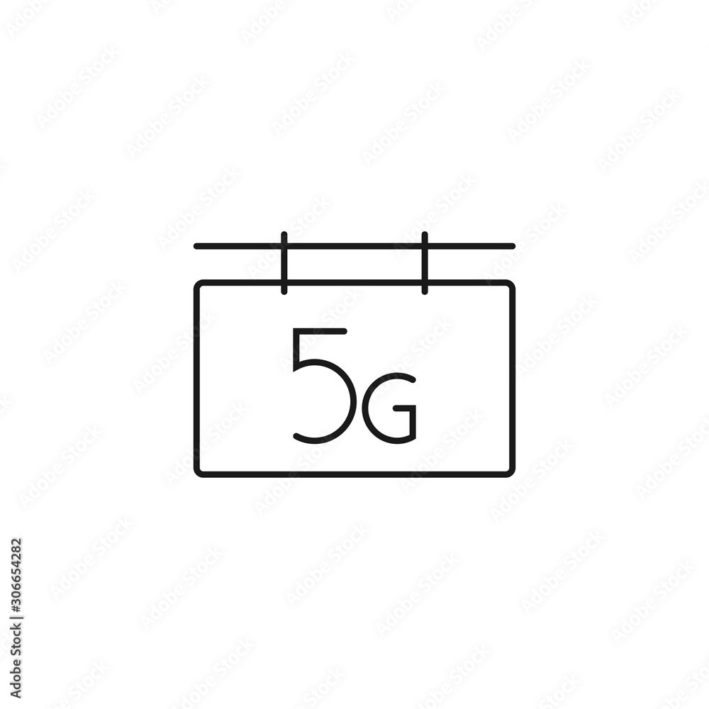 5g high speed communication - minimal line web icon. simple vector illustration. concept for infographic, website or app. 5g high speed communication - minimal line web icon. simple vector illustration. concept for infographic, website or app.