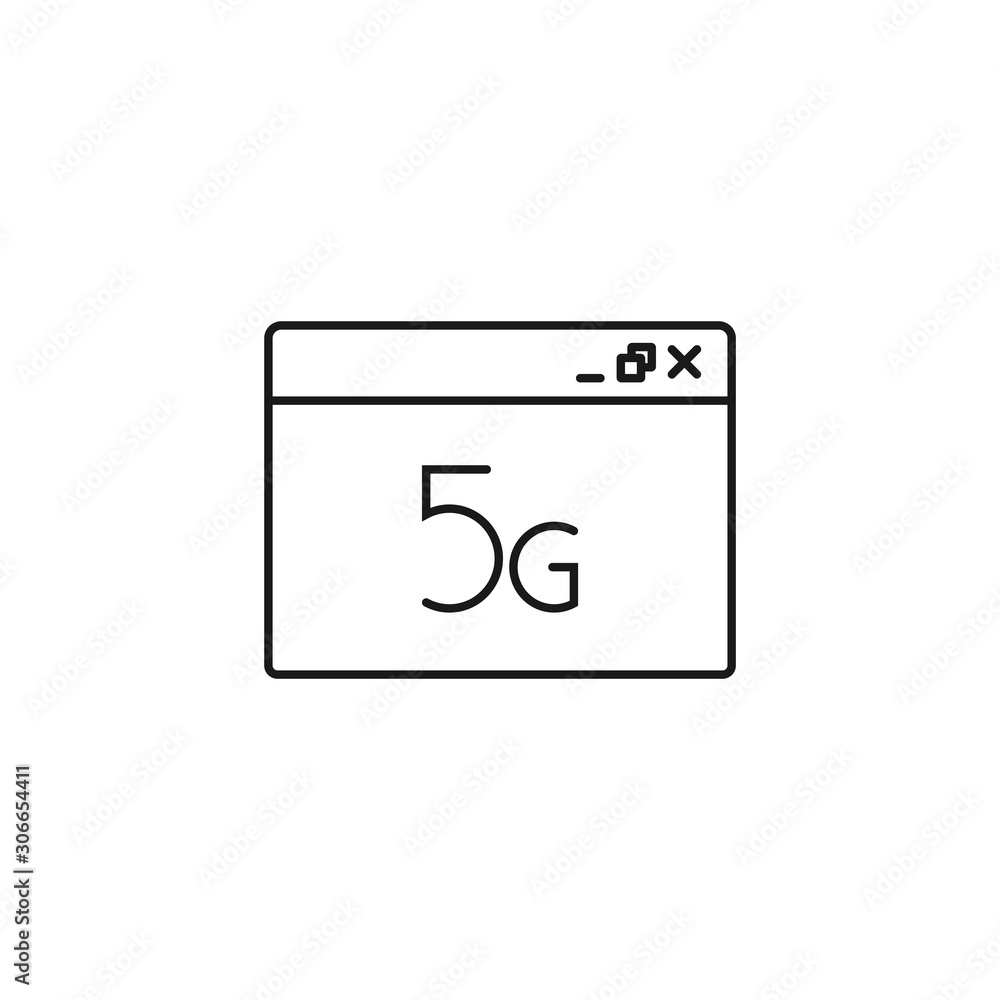 5g high speed communication - minimal line web icon. simple vector illustration. concept for infographic, website or app. 5g high speed communication - minimal line web icon. simple vector illustration. concept for infographic, website or app.