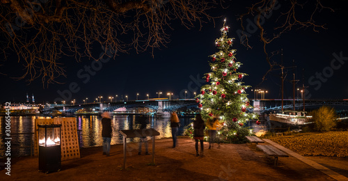 Weihnachtsbaum Mainz-Kastel 2019 © Stephan Dinges