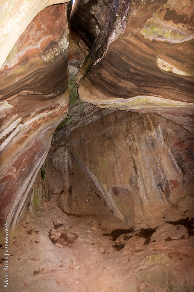 Cave at Ciudad de Itas park at Torotoro in Bolivia. Cave at Ciudad de Itas park at Torotoro in Bolivia.