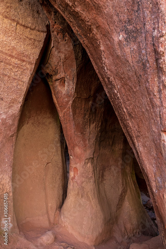 Cave at Ciudad de Itas  park at Torotoro in Bolivia. photo