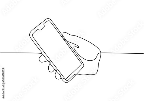 Continuous one line drawing...