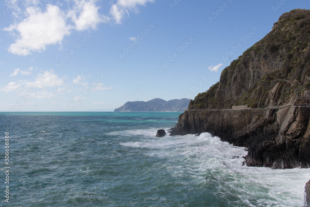 Landscape near Riomaggiore in the National Park of Cinque Terre, Liguria, Italy. Landscape near Riomaggiore in the National Park of Cinque Terre, Liguria, Italy.