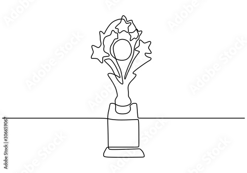 Continuous one line drawing...