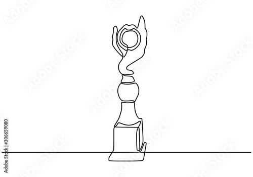 Continuous one line drawing...