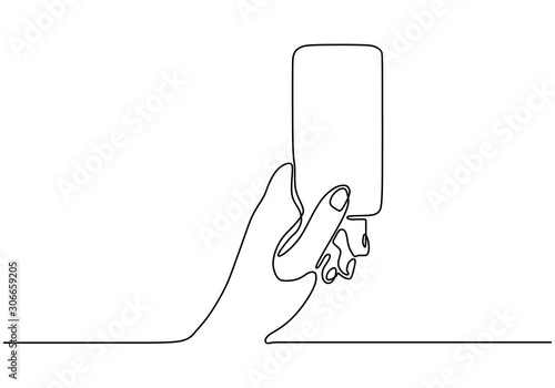 Continuous one line drawing...