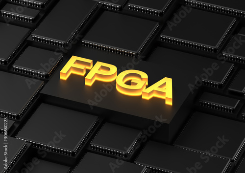 FPGA acronym (field-programmable gate array) photo